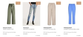 2e broek et 50% korting bij Roetgerink