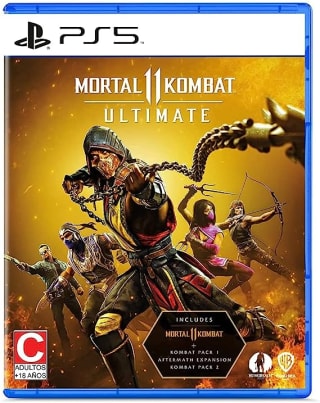 Mortal Kombat 11 Ultimate PS5 por $345 en Amazon