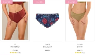 5 slips voor €20 bij Sapph