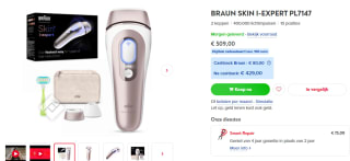 Braun Skin I-Expert PL7147 IPL ontharingsapparaat voor €329