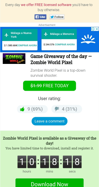 Zombie World Pixel Gratis