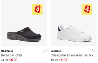 20% korting op alle herenschoenen en -kleding bij Scapino