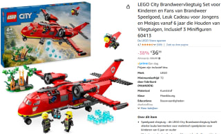 LEGO City Brandweervliegtuig - 60413 voor €36,99 bij Amazon