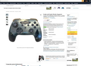 Freaks and Geeks Mando Hogwarts Legacy Pro Wireless Switch Harry potter por solo 34,84€