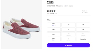Zapatillas de Mujer Vans UA CLASSIC por 23€