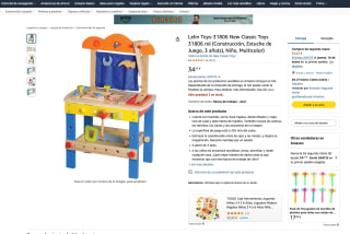 Lelin Toys-31806 New Classic Toys 31806 rol Construcción Estuche de Juego 3 año(s) por solo 34,22€