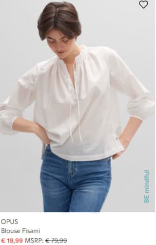 Tot 78% korting in de sale van Opus