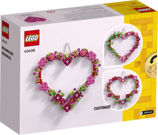 LEGO Hartvormige versiering voor €10,99 bij Kruidvat