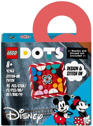 LEGO DOTS Mickey Mouse & Minnie Mouse: Stitch-on patch (41963) voor €1,99 bij Bol