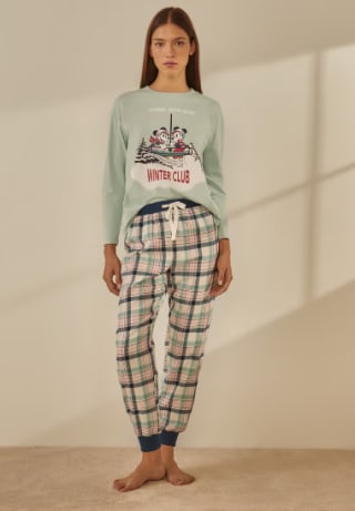 Easy Wear 2 Pantalones pijama mujer de algodón por 12€