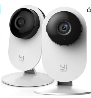 2ud YI Cámara Interior de vigilancia IP, 1080 píxeles, WiFi por 22,39