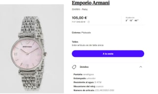 Reloj para Mujer Emporio Armani GIANNI por 105€