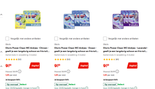 Tot 60% korting op schoonmaakmiddelen van o.a. Glorix, Page, Robijn, Reus en Dreft bij Bol