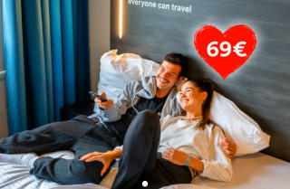 Voucher voor Valentine’s Day: 2 nachten voor 2 personen in een eigen kamer voor €69 via Aohostels