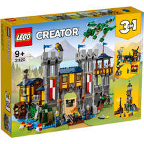 LEGO Creator 3-in-1 Middeleeuws kasteel voor €74,99 bij Intertoys