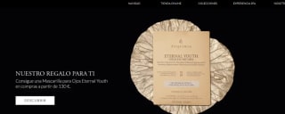 Mascarilla de ojos de regalo por compras de +130€