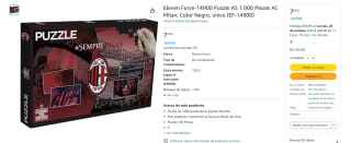 Puzzle de 1000 piezas AC Milan por 7€