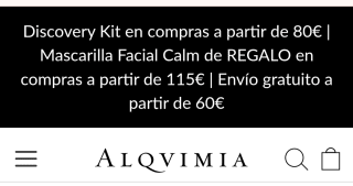 Regalos por compra desde Alqvimia