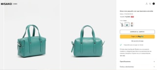 Bolso tote pequeño con asa bandolera extraíble por 10€