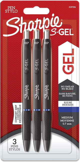 Sharpie S-gel roller, medium punt, blister van 3 stuks voor €3,99 bij Amazon