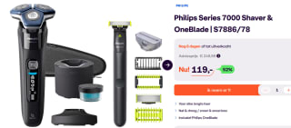 Philips Series 7000 Shaver & OneBlade voor €119 bij iBOOD