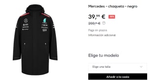 Chaqueta para Hombre Mercedes AMG Petronas por 39.99€
