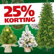 25% korting op Kunstbomen, -kransen & - guirlandes bij Ranzijn