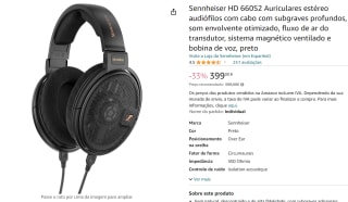 Sennheiser HD 660S2 - Over-Ear Koptelefoon voor €399 bij Amazon.es
