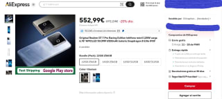 Smartphone Realme GT 7 Pro 5G 12GB 256GB Racing Edition por 552,90€