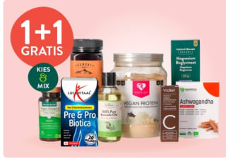 1+1 gratis op meer dan 1000 producten bij Holland & Barrett