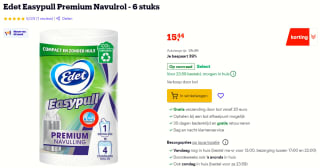 6 stuks Plenty Easypull premium navulrollen voor €15,44 bij Bol.com