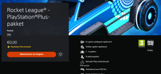 Gratis Rocket League PlayStation Plus pakket