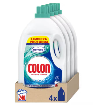 Colon Nenuco Detergente 240 lavados + Colon Limpialavadoras por 33,13€