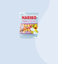 Probeer HARIBO Happy Clouds voor €0,85 na cashback via Scoupy