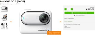 Insta360 Go 3 - Actioncam - 64 GB geheugen voor €269 bij Fotodevakman