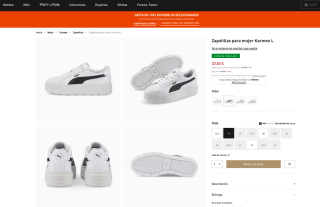 Zapatillas Puma para mujer Karmen L por solo 37€