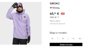 Chaqueta de Hombre SIROKO W1 Snowy por 65.56€
