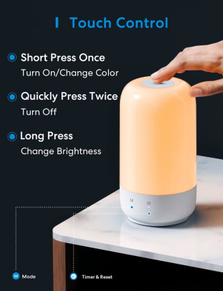 Homekit Smat Wifi Tafellamp/nachtlampje voor €22,99 bij Amazon