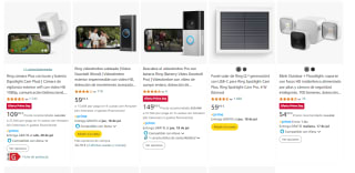 Ofertas en cámaras Blink y timbres Ring en Amazon precios minimos