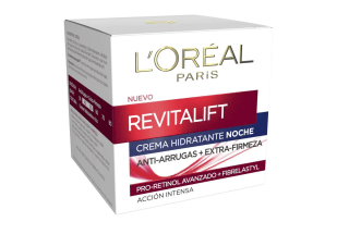 Crema L'Oreal Paris Revitalift de Noche Anti-edad Hidratante Antiarrugas y Extra Firmeza 50 ml por solo 5,70€