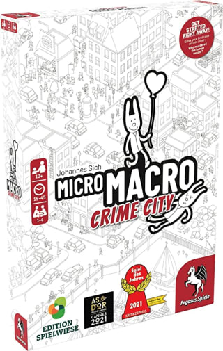 Pegasus Spiele MicroMacro: Crime City por $574 en Amazon