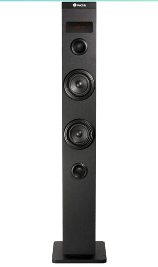 NGS Sky Charm - Altavoz de Torre, Bluetooth de 50W con Mando a Distancia por 45,45€.