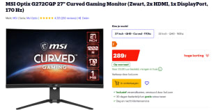 MSI G272CQP 27" gaming monitor voor €289 bij bol.com