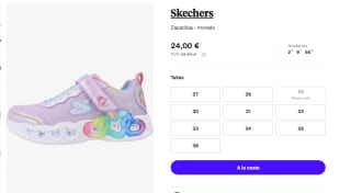 Skechers Zapatillas Infinite Heart Lights por 24€