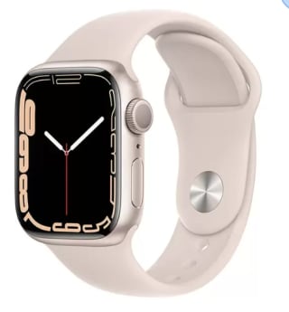 Apple Watch S7 GPS 41mm con correa deportiva blanca por $5497