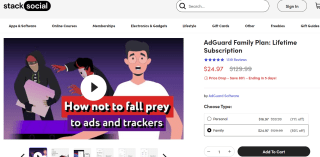AdGuard: Lifetime Subscription Advanced Ad Blocking App voor 23,65 via Stacksocial