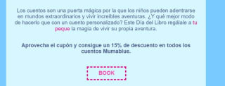 15% descuentos en todos los cuentos Mumablue