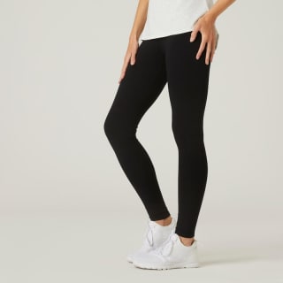 Leggings mallas fitness Nyamba stretch 100 Mujer Negro a 5,99€