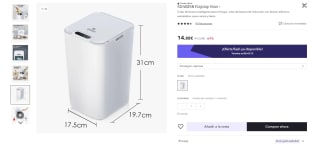 cubo de basura inteligente por sólo 11,16€