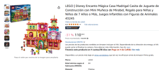 LEGO Disney Encanto Mágica Casa Madrigal por 110,18€
